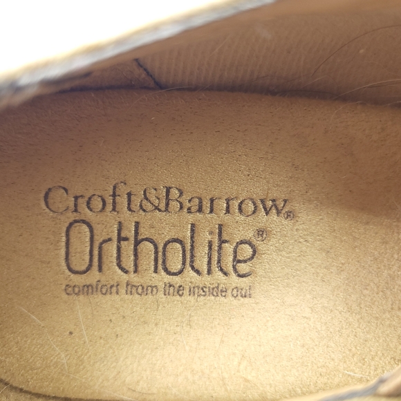 Croft & Barrow Morgan Size 8 Faux Leather Slip On Ankle Boots Heeled Booties - Picture 7 of 9